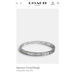 Golden Signature Crystal Bracelet